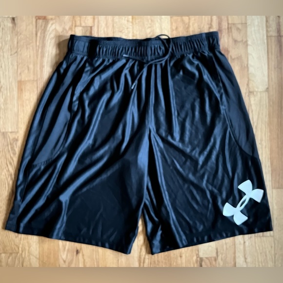New Men’s Black Under Armour Perimeter Basketball Shorts - SZ XXL - Picture 1 of 5